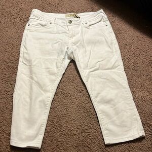 White capris size small. From hybrid company.